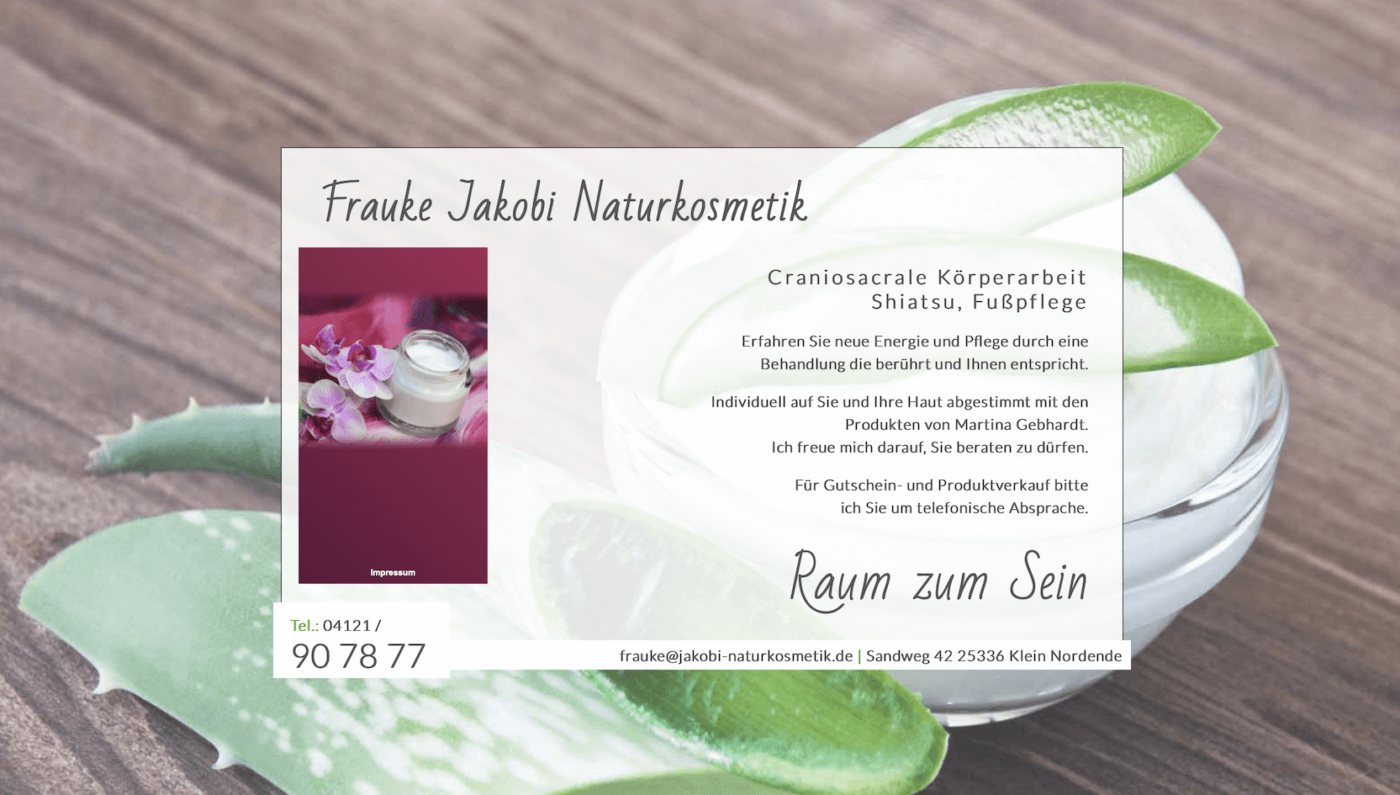 Frauke Jakobi Naturkosmetik